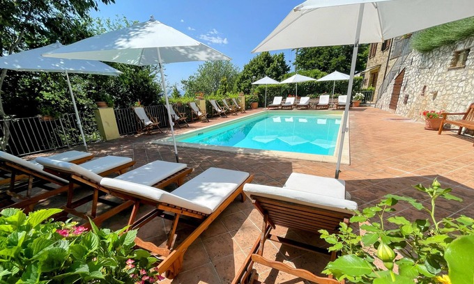 Strettura Maison | Spoleto Splash : Toretta/wifi/aircon/dishwasher - large terrace, patio, gardens