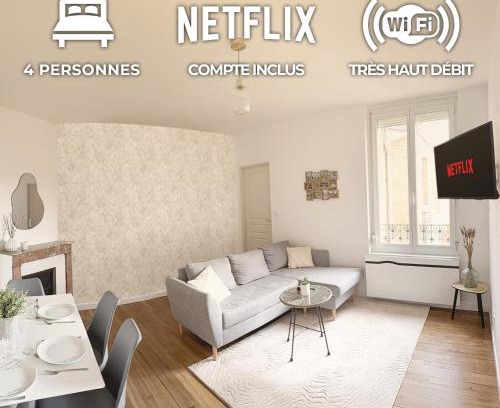 Mont d'Arene Appartement | Spring - Centre-Ville - Gare - Spacieux - Netflix