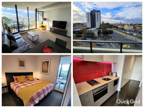 St Kilda Appartement | St Kilda vibes - City views, airy 1 bed sleeps 2-4