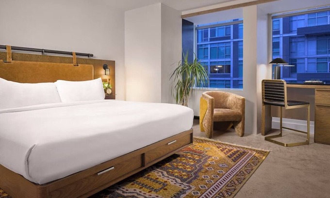Downtown Washington D.C. Hôtel | Standard King Room, Yours Truly DC, Pets are Allowed, Close to Lincoln Memorial