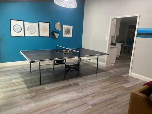 Little Elm Maison | Starry Nights Fire Pit Table Tennis Spacious Pets OK Lake Decor by Vacation Your Way