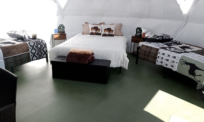 Plains Maison | Stay in a unique space while visiting Montana in this family friendly Dome