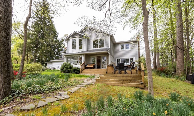 Crownsville Maison | Stay at Luxury waterfront home with deep water private pier mins to Annapolis