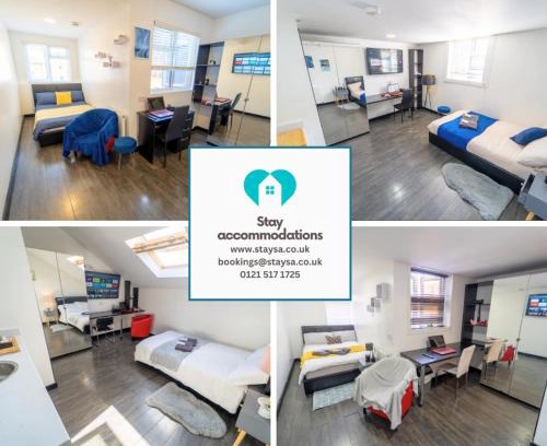 Selly Oak Appartement | STAYSA Equipped studios near QE and UOB in GuestHouse close to the city!