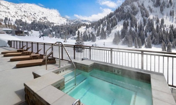 Salt Lake Mountain Resorts Cabine | Steps away from Alta Ski Area | Outdoor Pool w/ Stunning Mountain View