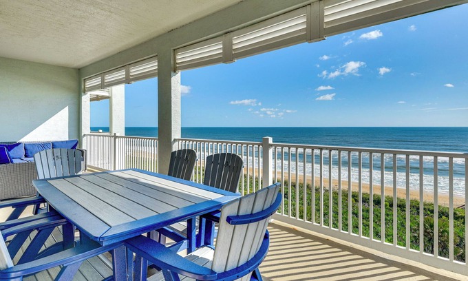 Palm Coast Copropriété | Steps to Beach: Palm Coast Escape w/ Resort Perks!