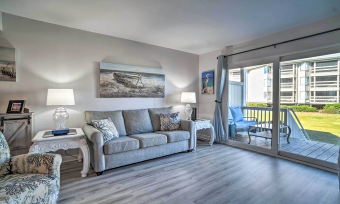 Oceanmarsh Subdivision Copropriété | NOUVEAU! St Helena Island Resort Condo- Étapes de la plage
