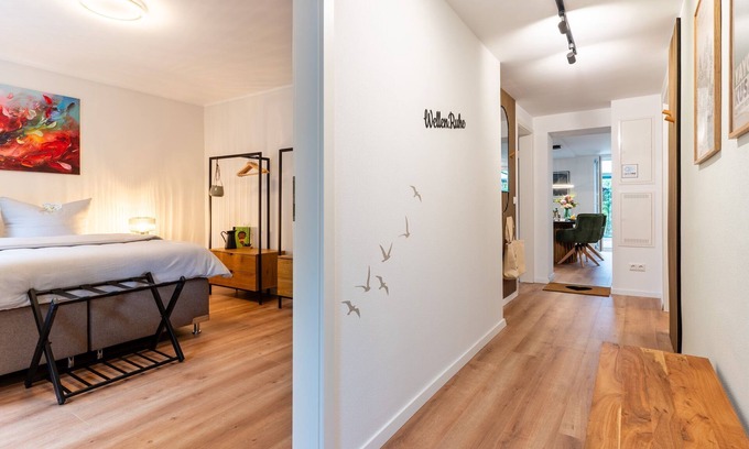 Grossenbrode Appartement | Stilvolle Ferienwohnung Wellen.ruhe in Großenbrodekomfort für bis zu 6 Personen
