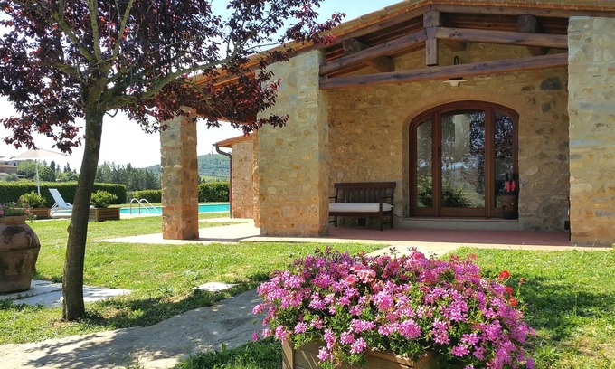 San Filippo Villa | Maison en pierre avec piscine privée dans le Chianti