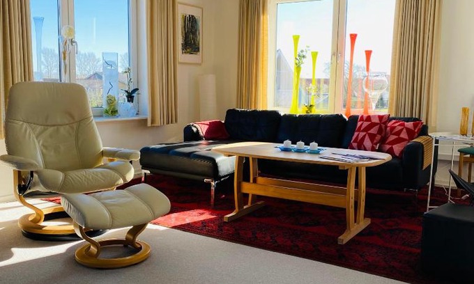 Sejerslev Appartement | Stor lys lejlighed på Nordmors