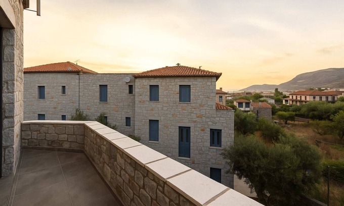 Lefktron Appartement | Stoupa Stone Built Home, A breath Away to the Sea