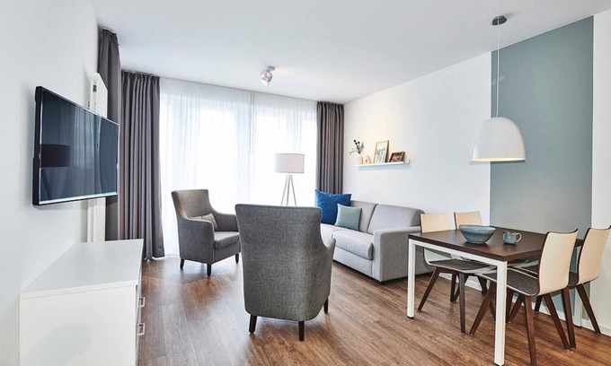 Bensersiel Appartement | Strandnahes, Modernes Apartment mit Terrasse Inkl. Schwimmbad- & Saunanutzung