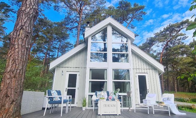 Gohren Maison | Strandhaus Rügen - Meerblick, Sauna, Kamin & Whirlpool