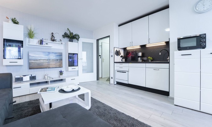 Heringsdorf Appartement | Strandnahe Ferienwohnung Mija mit Balkon in Süssau