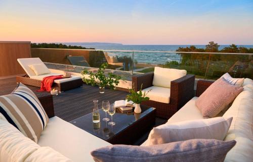 Prora Appartement | Strandresort Prora - Penthouse 504 mit Meerblick und Sauna