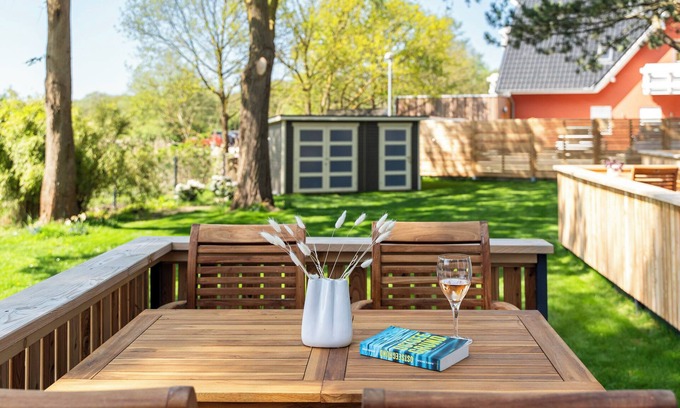 Graal Mueritz Maison | "Strandvergnügen", 100 m to the dream beach, whole terrace bungalow with parking
