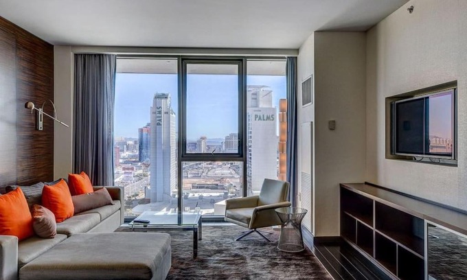 Las Vegas Appartement | Strip View Luxury Studio No Resort Fee Palms Place