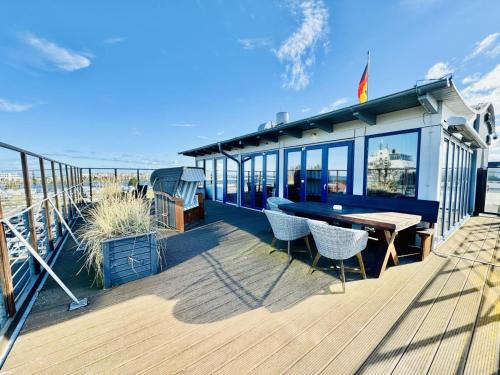 Warnemuende Appartement | Stromdampfer, Lounge