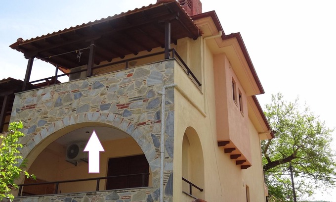 Olympiada Appartement | Struma Dolinata Beach: appartement pour 5 pers. avec vue sur mer à 150m de la plage