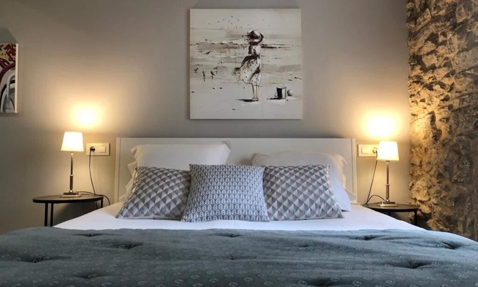 Santiago de Compostela Appartement | Studio 150 m. Cathédrale - jardin, terrasse, wifi - Rez de chaussée