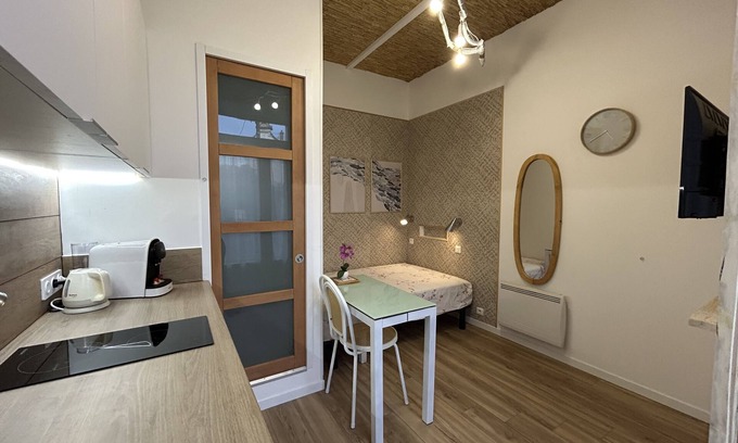 Lamalou-les-Bains Appartement | Studio 17m² RDC, Centre Ville Lamalou-les-Bains