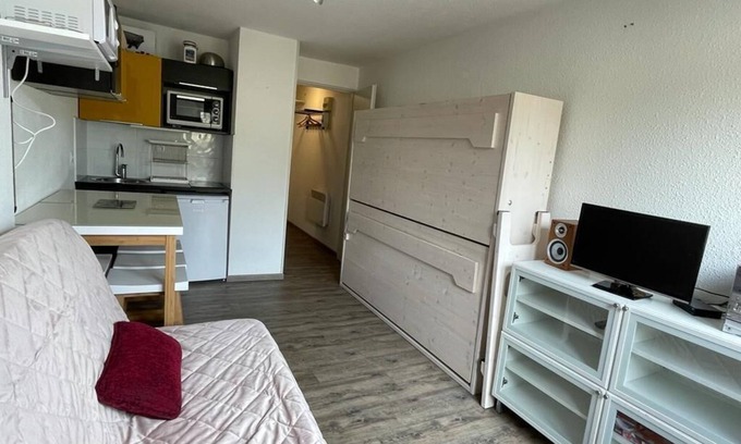 Prapoutel Appartement | Studio 18 m² au pied des pistes