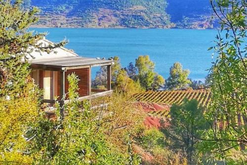 Liausson Appartement | Studio 22 m2, terrasse vue lac, dans propriété face au Lac du Salagou