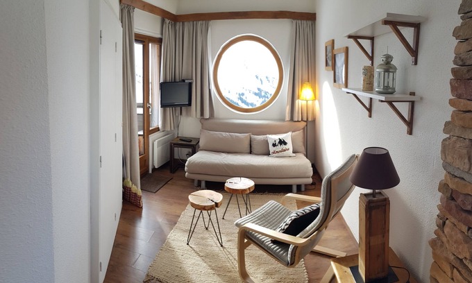 Avoriaz Appartement | Appartement 2 pièces / 4 personnes idéalement placé avec vue magnifique / Wifi