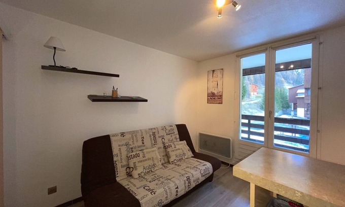 Allos Appartement | Studio 4pers aux pieds des pistes - La Foux d'Allos