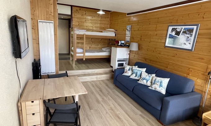 Isola Appartement | Studio 4 people isola 2000 snow front shopping mall