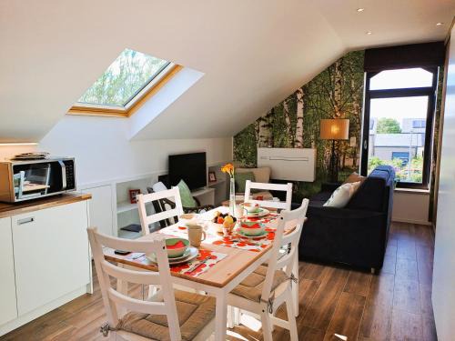 Louveigne Appartement | Studio 4 pers avec balcon et jardin