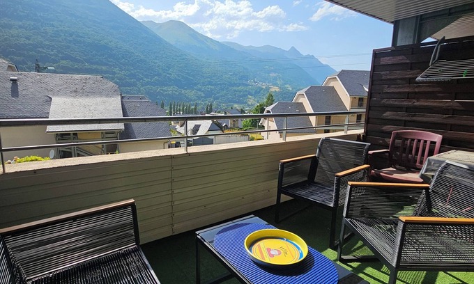 Luz-Saint-Sauveur Appartement | Studio 4 persons MAGNIFICENT MOUNTAIN VIEW pyrenees zenith LUZ ST SAUVEUR