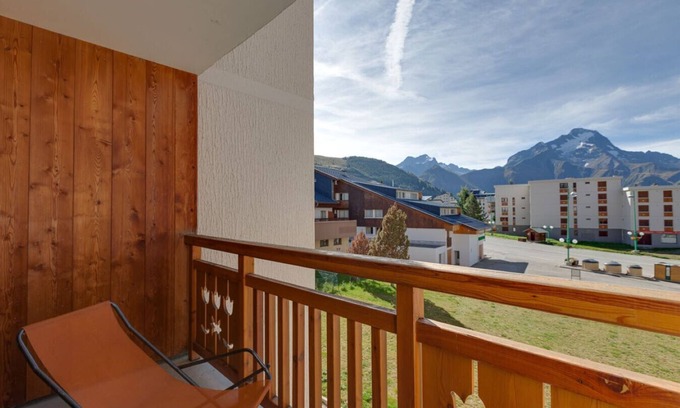 Les Deux Alpes Appartement | Studio proche des pistes 4 pers avec balcon
