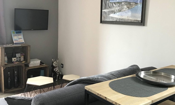 Veulettes-sur-Mer Appartement | !Studio en Rez de jardin a 50 mètres de la mer,avec un extérieur!"Les Mouettes"