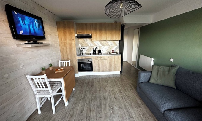 Stella-Plage Appartement | Studio 50m from the sea