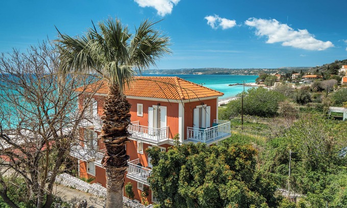 Lourdata Appartement | Studio 'Angela Partial Sea View 2' avec vue sur la mer, Wi-Fi et climatisation.