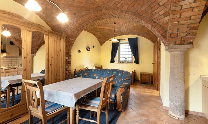 Krostitz Appartement | Studio 'Ferienwohnung Nr 2 Rose' avec jardin partagé et Wi-Fi