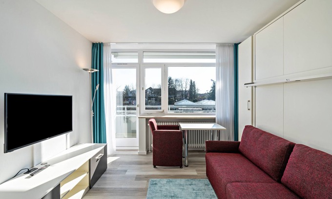 Furstenfeldbruck District Appartement | Appartement studio "Huber Living Basic 206" avec balcon et Wi-Fi