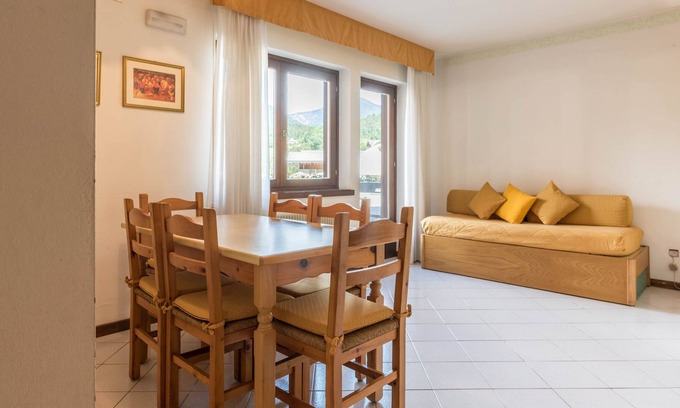 Ponte Arche Appartement | Studio Apartment Residence Comano Quadrifoglio 1 with Mountain View, Wi-Fi & Terrace; Parking Available, Pets Allowed