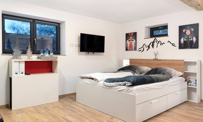 Illenau Appartement | Studio 'Schwarzwald Chalet Achern' avec Wi-Fi