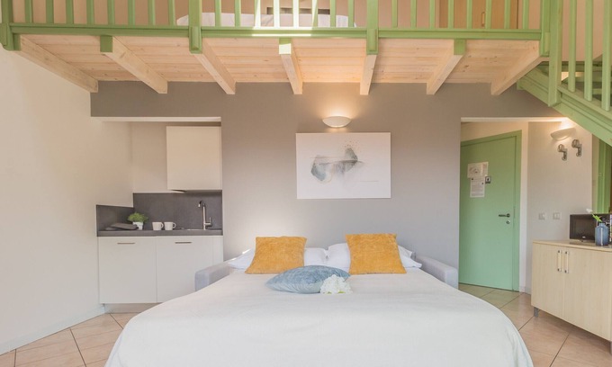 Dervio Appartement | Studio apartment with loft Brezza del lario by Varenna Holidays
