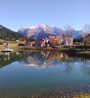 La Morte Appartement | Studio au calme face aux montagnes dans station de ski