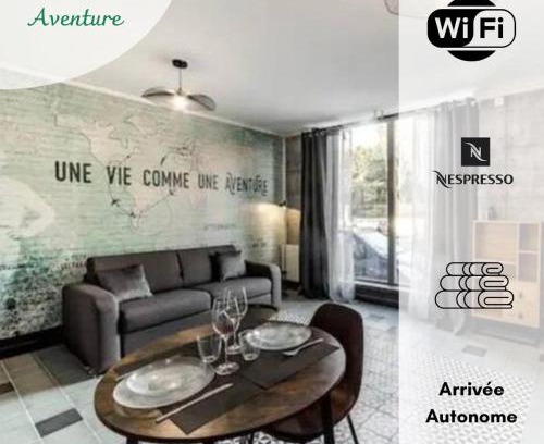 Charbonnieres-les-Bains Appartement | Studio AVENTURE - Le Méridien #Lave-vaisselle #Wifi #Ventilateur