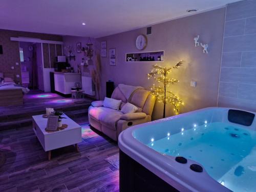Westrehem Lit Et Petit-Déjeuner | Studio avec jacuzzi , terrasse amenagée et wifi à Westrehem