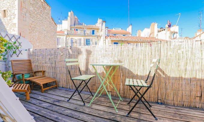 Noailles Appartement | Studio avec terrasse - Vieux Port & Cours Julien