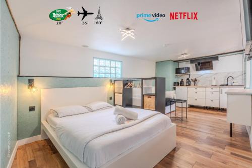 Saintines Appartement | Studio calme proche CDG & Parc Astérix - Accès A1 à 5min