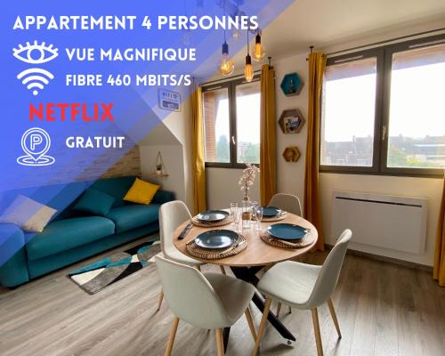 Eu Appartement | Studio Capucine - Centre ville - Jolie vue - Cosy