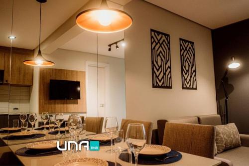 Sao Goncalo Appartement | Studio contemporâneo no Parque Una com garagem