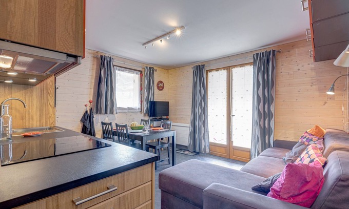 Crest-Voland Appartement | Studio Cornaline - Studio aux pieds des pistes