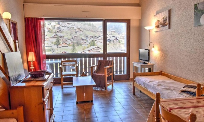 Morzine Appartement | Studio cosy avec mezzanine, centre de Morzine, proche pistes, parking couvert - FR-1-524-52